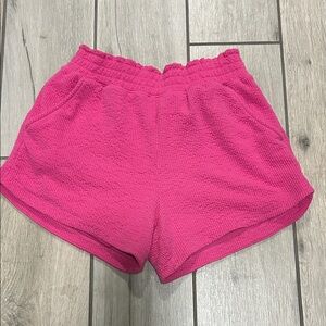 Abercrombie Kids Pink Textured Shorts